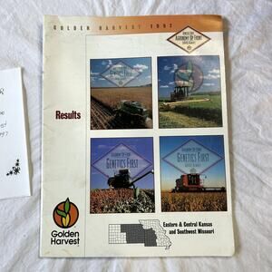 SKU 2005 Golden Harvest 1997 Results Catalog Genetics First Agronomy Front KS MO